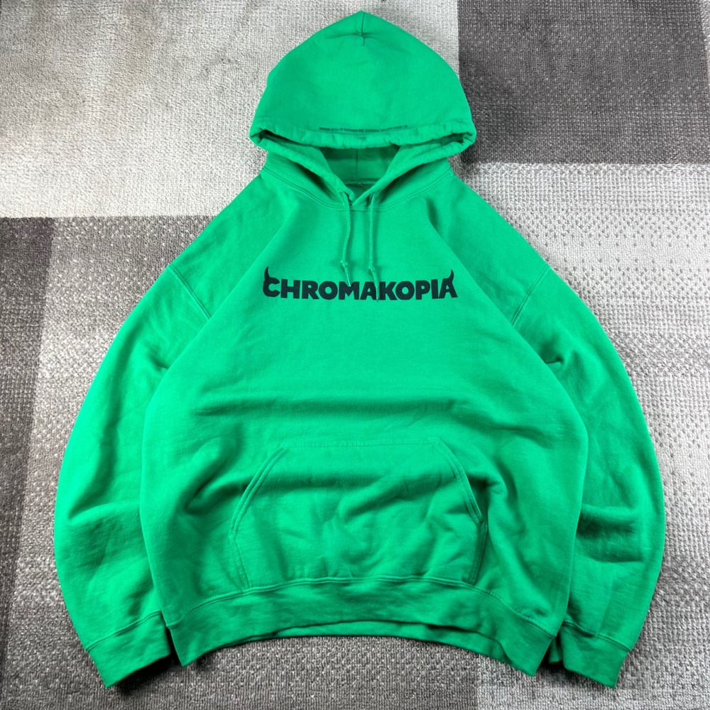 Tyler The Creator Chromakopia Green Graphic Hoodie Mens Large